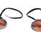 Set 2 lampi semnalizare cu bec, prindere sub carena ghidon scutere/atv, sticla a... Cod Produs: MX_NEW AL70251