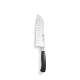 Cutit bucatarie profesional, tip Santoku, Profi Line, lama inox lungime 18 cm / lungime cutit 31 cm, Hendi