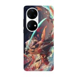 Husa compatibila cu Huawei Nova Y70 model Kazuha Genshin Impact, Silicon, TPU, Viceversa, Transparent, Carcasa