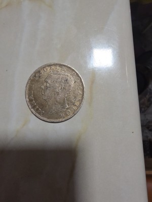 Moneda argint Romania 500 Lei 1944 &amp;ndash; Mihai I &amp;ndash; 2 bucati NEPERFORATE foto