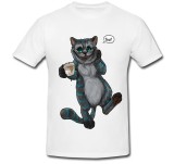 Tricou &quot; Pisica bea ceai &quot;