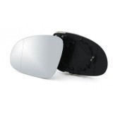 Geam oglinda VW Passat B5/B6 2003-2010, Golf 5 Jetta Sharan 2004-2010, Eos, Golf 5 Plus , Skoda Superb 2006-2008, partea stanga Incalzita , asferica,