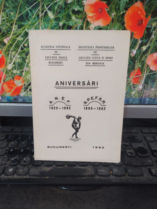 Aniversări A.N.E.F., S.P.E.F.S.R., Foldvari Tiberiu, București 1992, 104
