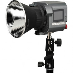 Lampa Video LED Bi-color Amaran COB 60x 2700K-6500K cu Bluetooth si reflector foto