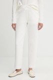 MM pantaloni de trening FURIO culoarea alb, uni, 2526786087600