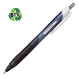 Pix Jetstream Uni-ball SXN-150E, 1. 0mm, cu mecanism, grip cauciucat, 81% din materiale reciclate, negru