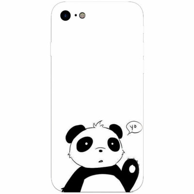 Husa silicon pentru Apple Iphone 6 / 6S, Panda Cellphone foto