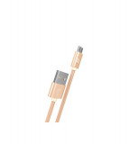 HOCO Knitted X2 cablu de date USB la Micro-USB-Lungime 1 Metru-Culoare Aur