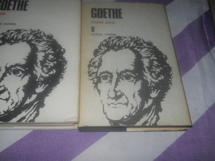 Goethe - Opere, vol. VII proza si VIII- poeme epice, Carti Noi cu supracoperta