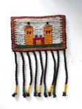 # Kilim Polonez Vintage &bdquo;Zameczek&rdquo; (Castel) &ndash; Artă Textilă L&acirc;nă, Sztuka Kujawska 1983, Semnat, 12x18cm