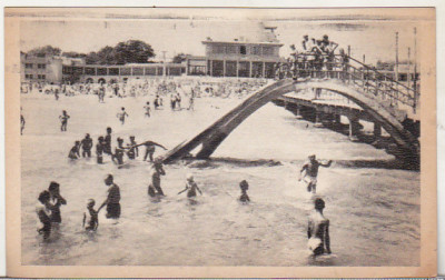 bnk cp Mamaia - Vedere - circulata 1955 foto