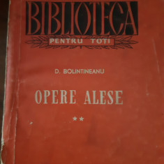Opere alese vol. 2 D.Bolintineanu 1955