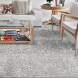 Covor Premium Belgian Model Denton 71181-060, Marime 80 x 150 cm, Gri, Inaltime Fir 12 mm, Antialergic, Polipropilena, Living, Dormitor, Sufragerie, B
