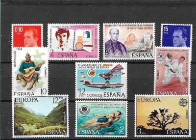 C5793 - Spania - lot timbre nestampilate foto