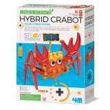 Kit constructie crab robot solar, Hybrid Crabot, Green Science, 4M