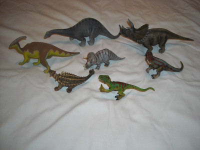 Schleich - 7 figurine dinozauri - lot 2 foto