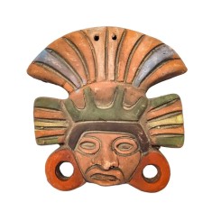 Figurina ceramica masca mayasa - model m2