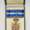 Ordinul / Decoratia Coroana Romaniei, Comandor, 2nd model, de razboi, argint