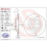 Set disc frana Mercedes Gl-Class (X166) 07.12-12.15, Gle (W166) 04.15-10.18, Gle Coupe (C292) 03.15-10.19, Gls (X166) 11.15-04.19, Clasa M (W166) 06., BREMBO