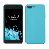 Husa pentru iPhone 8 Plus / iPhone 7 Plus, Silicon, Albastru, 49981.223, Carcasa, Kwmobile