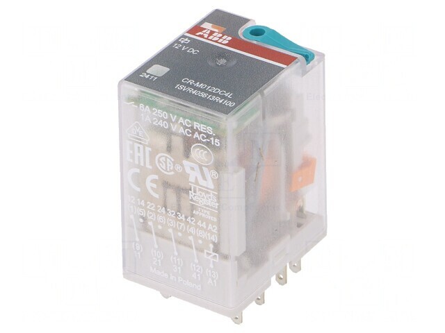 Releu Electromagnetic 4PDT 12VDC 6A