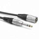 Cablu audio jack stereo 6.35mm la XLR 3 pini T-T 6m, HBP-XM6S-0600, HICON