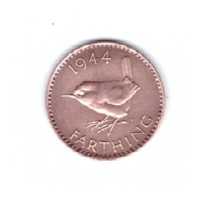 Moneda Anglia 1 farthing 1944, stare foarte buna, curata foto