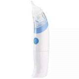 Aspirator Nazal Electric Bebe Abi Solutions Plus Comfort, Silentios, Rezistent Apa, 2 Capete Silicon, Putere Aspirare 65kPa