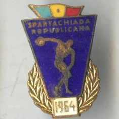 Insigna Campion Spartachiada Republicana 1964