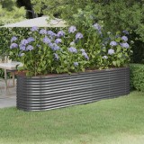 VidaXL Strat &icirc;nălțat grădină 296x80x68 cm oțel vopsit electrostatic