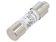 Siguranță &icirc;nt&acirc;rziere 10A 600VAC 300VDC 10.4x38.1mm TPK-R-10A