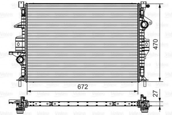 Radiator, racire motor VOLVO V40 Hatchback (2012 - 2016) VALEO 735552