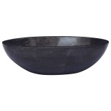 Gossi chiuveta, negru, 53x40x15 cm, marmura