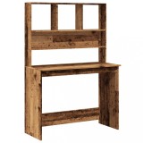 Cumpara ieftin Birou cu rafturi, lemn vechi, 102x45x148 cm, lemn prelucrat