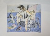 Pablo Picasso. Minotaurs and matadors, litografie originala