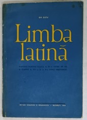 LIMBA LATINA , MANUAL PENTRU CLASA A IX -A...de GH. GUTU , 1964 foto