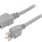 Cablu Alimentare IEC C19 la NEMA 5-15 2m Gri 15A