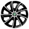 Set 4 Capace Roti Autohelix MSA&reg; potrivite jantelor de 14 inch, pentru Skoda, model Stig Extra Black &amp; White