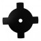 ProGARDEN Cutit motocoasa de umar, 4 dinti, 255mm, 25.4mm ProAdvanced PowerfulTools