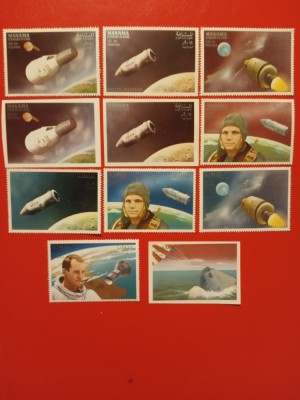 MANAMA/AJMAN, SPACE - SERII MNH foto