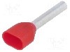 Terminal cu compresie, cablu 1mm2, cositorit, WEIDM&Uuml;LLER - 9037450000 H1,0/19D ZH R