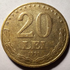 Moneda 20 lei 1991 (#2)