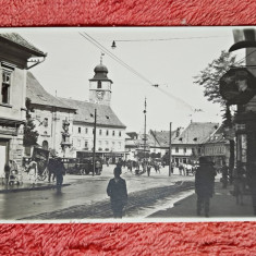 Fotografie, Piata din Sibiu, 1934