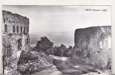 bnk cp Deva - Ruinele cetatii - uzata foto