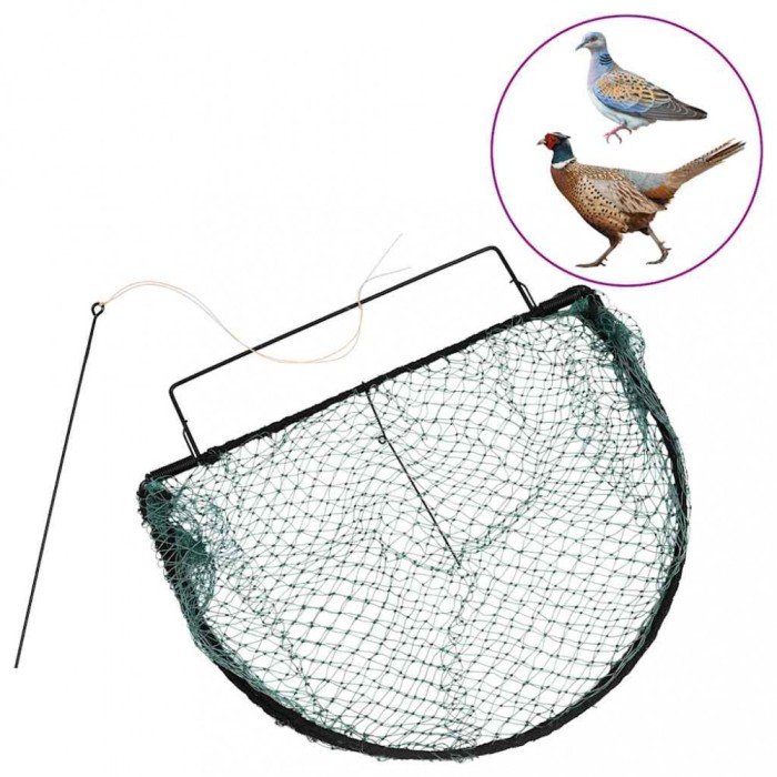 vidaXL Capcană pentru păsări, verde, 50 cm, oțel 155267