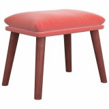 Cumpara ieftin Taburet, roz, 45x29,5x35 cm, catifea