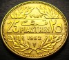 Moneda exotica 25 PIASTRES - LIBAN, anul 1952 * cod 2421, Asia