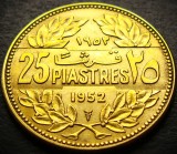 Cumpara ieftin Moneda exotica 25 PIASTRES - LIBAN, anul 1952 * cod 2421, Asia