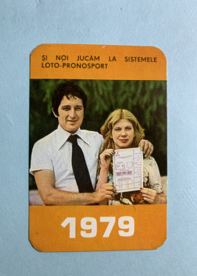 Calendar 1979 loto pronosport foto