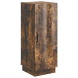 vidaXL Bufet Stejar fumuriu 33 x 34,5 x 87 cm Lemn prelucrat 895290
